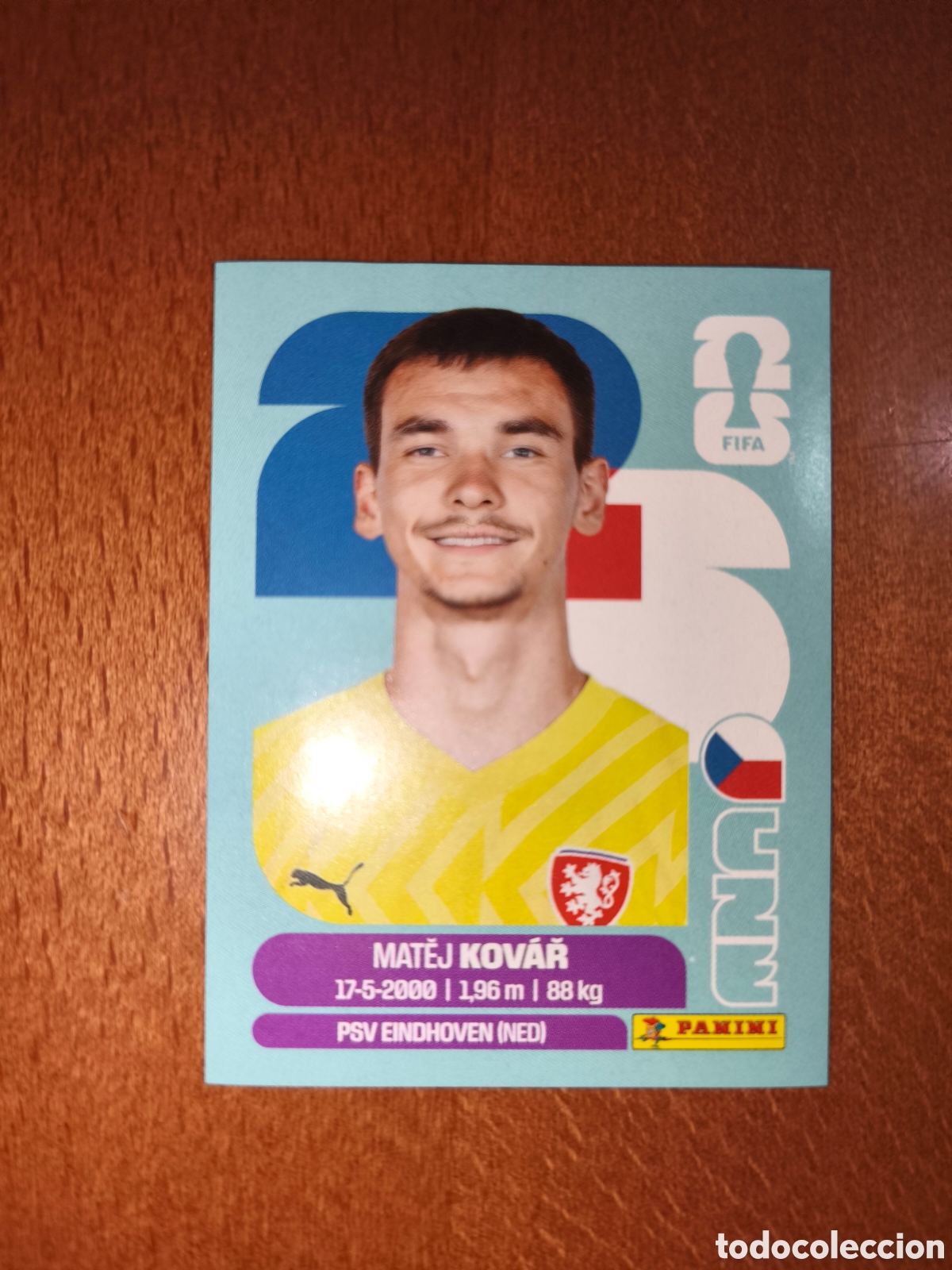 Cromos de f&uacute;tbol: CZE2 Matej Kovar CZE 2 Fifa World Cup 2026 Rep&uacute;blica Checa