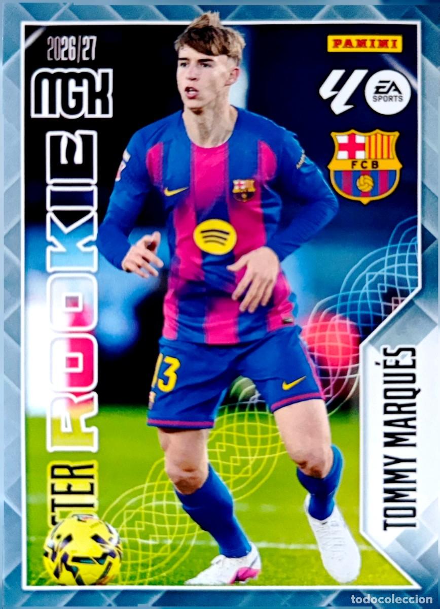 Cromos de f&uacute;tbol: 420 Tommy Marqu&eacute;s - FC Barcelona - MASTER ROOKIE - PANINI Megacracks MGK 2026 2027 26 27