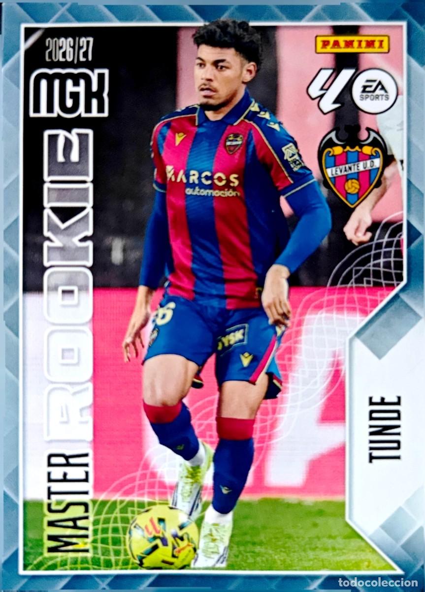 Cromos de f&uacute;tbol: 421 Kareem Tunde - Levante UD - MASTER ROOKIE - PANINI Megacracks MGK 2026 2027 26 27