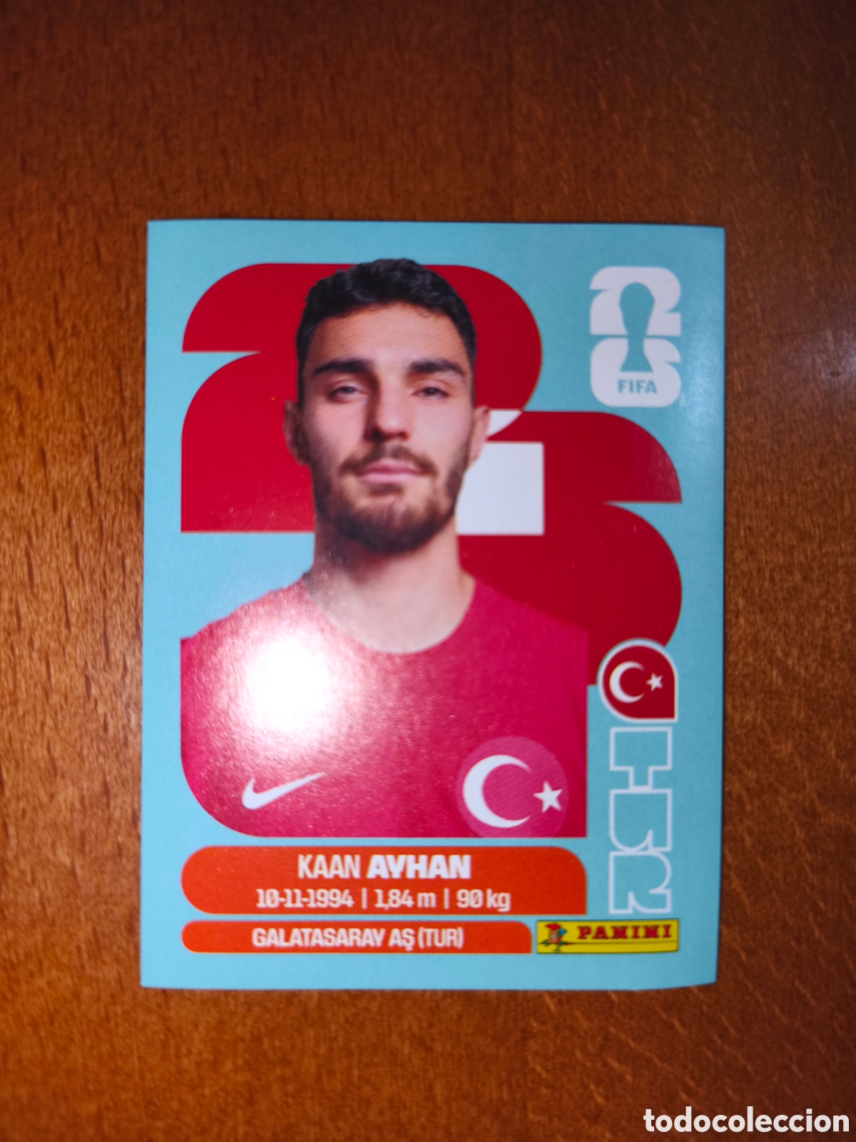 Cromos de f&uacute;tbol: TUR9 Kaan Ayhan TUR 9 Fifa World Cup 2026 Turqu&iacute;a