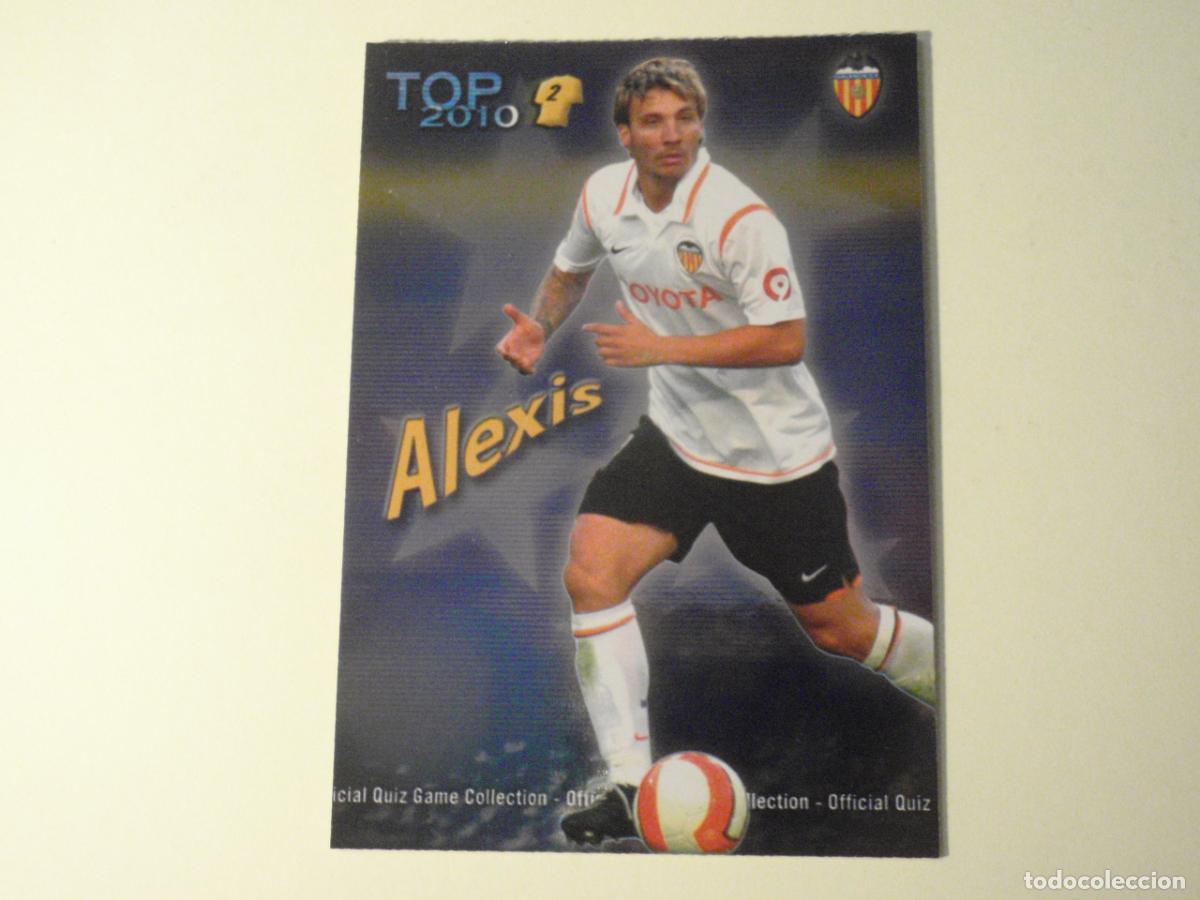 Cromos de f&uacute;tbol: 577 ALEXIS Tenerife TOP BRILLO AZUL. LAS FICHAS DE LA LIGA FUTBOL 2009 2010 MUNDICROMO 09 10