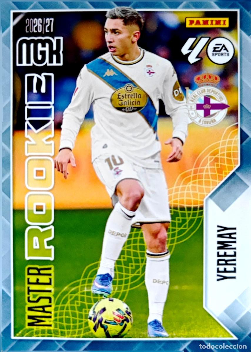 Cromos de f&uacute;tbol: 423 Yeremay - RC Deportivo de la Coru&ntilde;a - MASTER ROOKIE - PANINI Megacracks MGK 2026 2027 26 27