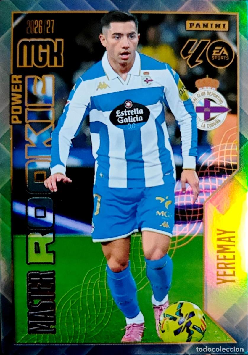 Cromos de f&uacute;tbol: 423 P 423P Yeremay - Deportivo Coru&ntilde;a - MASTER ROOKIE POWER - PANINI Megacracks MGK 2026 2027 26 27