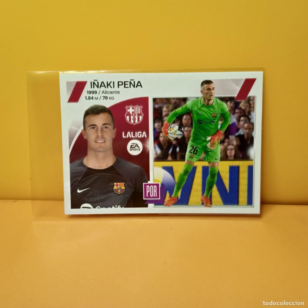 Cromos de f&uacute;tbol: EDICIONES ESTE 2023 2024 23 24 F.C BARCELONA I&Ntilde;AKI PE&Ntilde;A 4