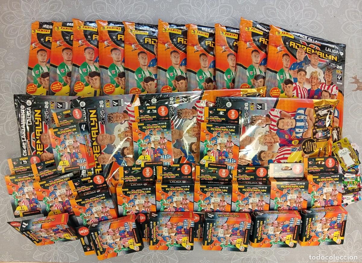 Cromos de f&uacute;tbol: ADRENALYN XL 2025-26 SIN ABRIR, SOBRE CROMOS + ALBUM CROMOS,LAMINE YAMAL,MBAPE