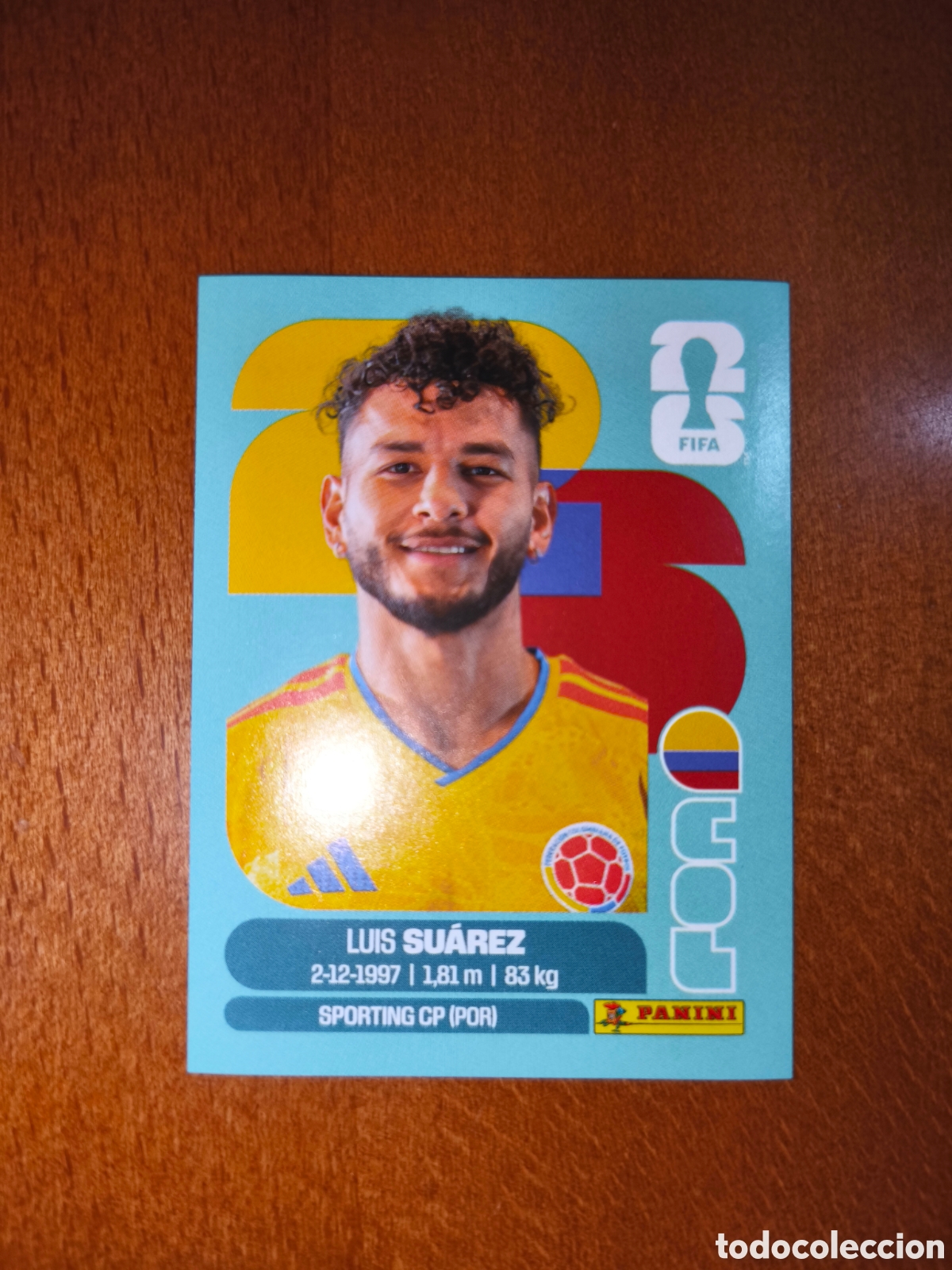 Cromos de f&uacute;tbol: COL19 Luis Su&aacute;rez COL 19 Fifa World Cup 2026 Colombia