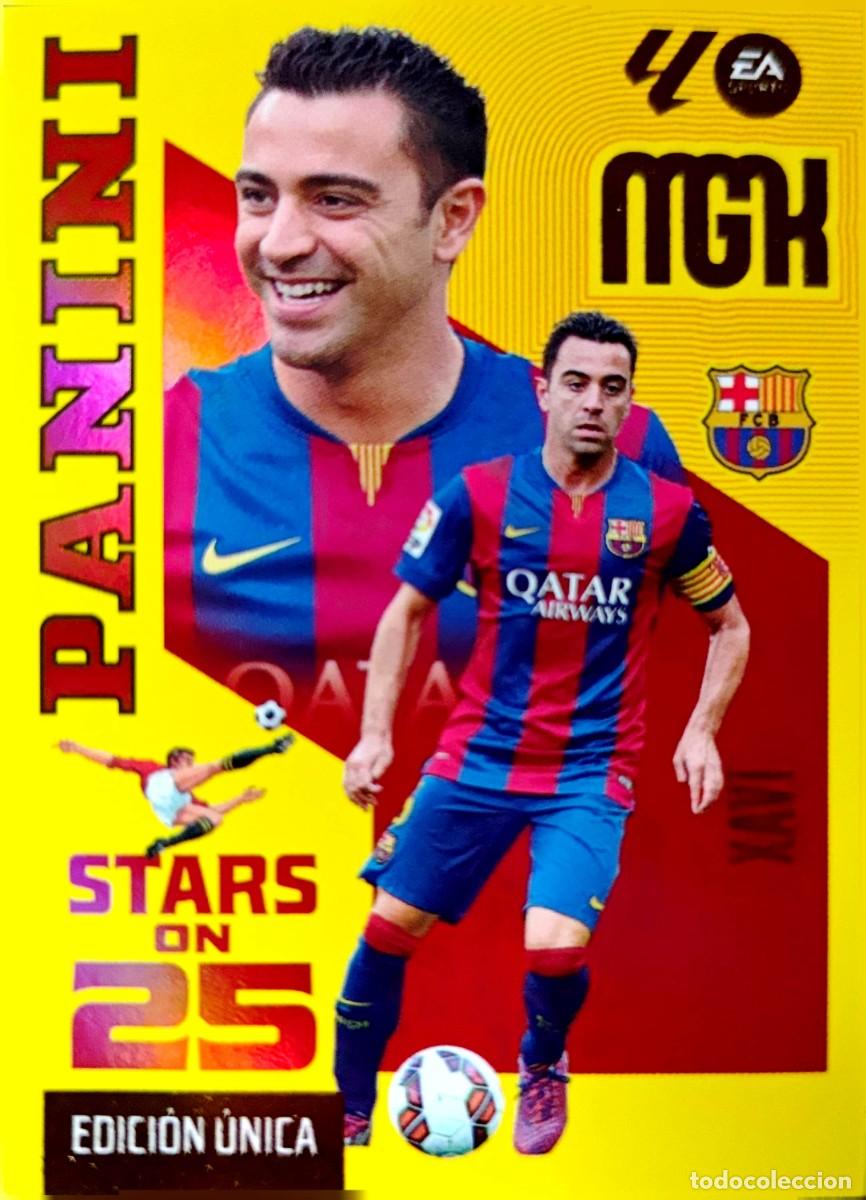 Cromos de f&uacute;tbol: 427 Xavi - FC Barcelona - Stars on 25 - EDICION UNICA - PANINI Megacracks MGK 2026 2027 26 27