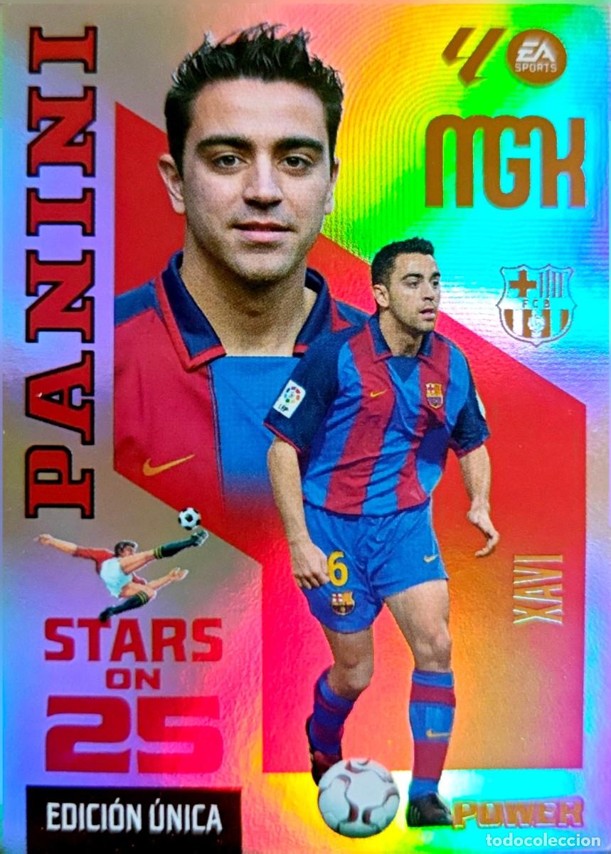 Cromos de f&uacute;tbol: 427 P 427P Xavi - FC Barcelona - POWER - EDICION UNICA - PANINI Megacracks MGK 2026 2027 26 27