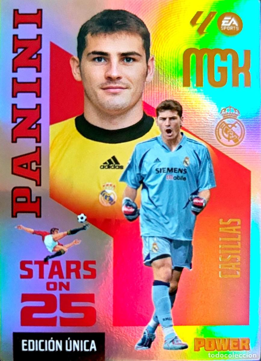 Cromos de f&uacute;tbol: 428 P 428P Iker Casillas - Real Madrid - POWER EDICION UNICA - PANINI Megacracks MGK 2026 2027 26 27