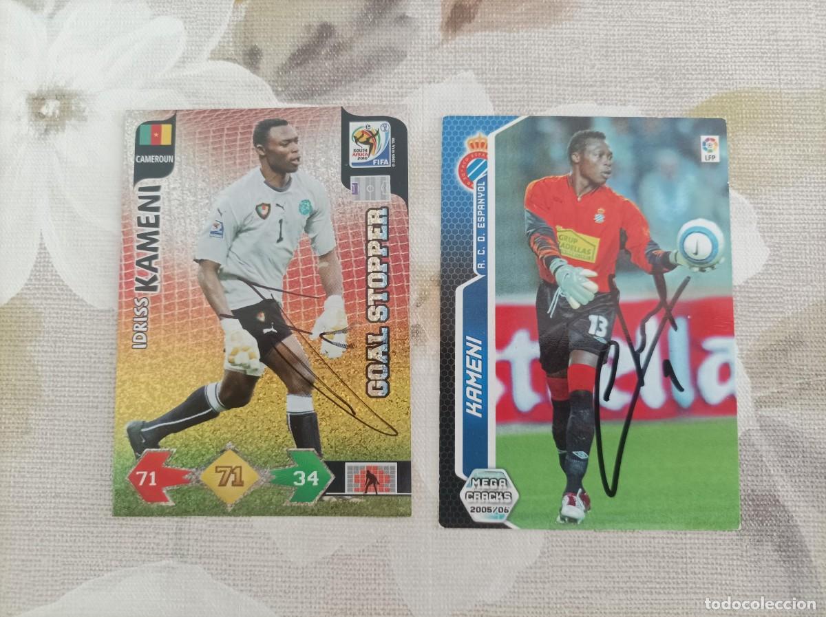 Cromos de f&uacute;tbol: Cromos futbol firmados Kameni