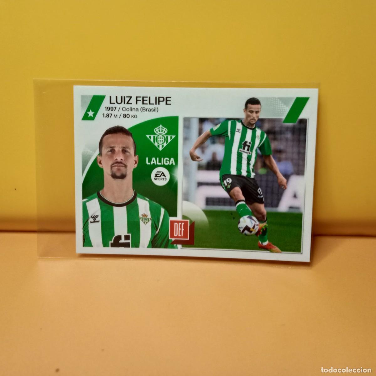 Cromos de f&uacute;tbol: EDICIONES ESTE 2023 2024 23 24 REAL BETIS LUIZ FELIPE 8