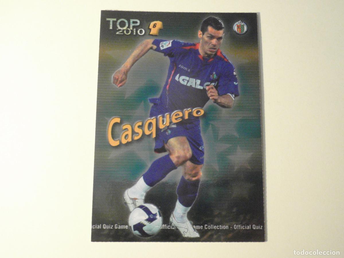 Cromos de f&uacute;tbol: 593 CASQUERO Getafe TOP BRILLO VERDE. LAS FICHAS DE LA LIGA FUTBOL 2009 2010 MUNDICROMO 09 10