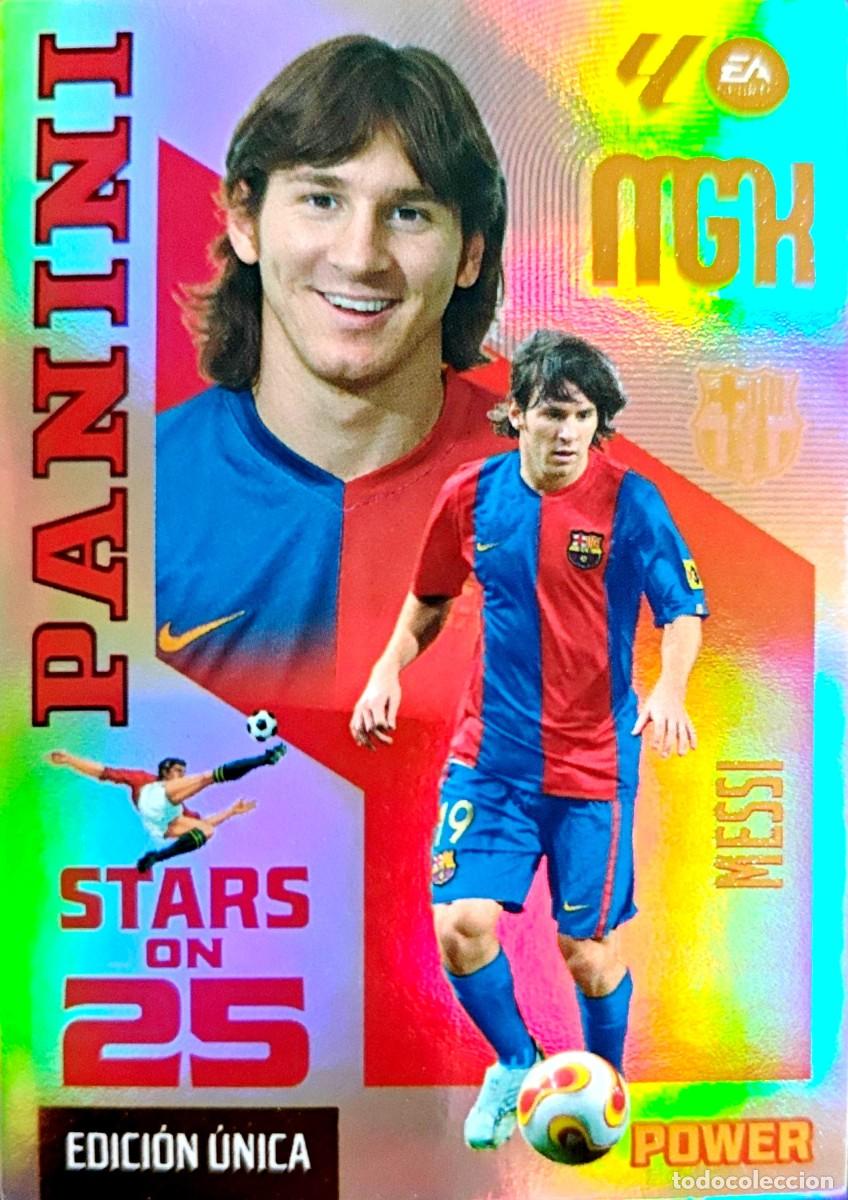 Cromos de f&uacute;tbol: 440 P 440P Messi - FC Barcelona - POWER EDICION UNICA - PANINI Megacracks MGK 2026 2027 26 27