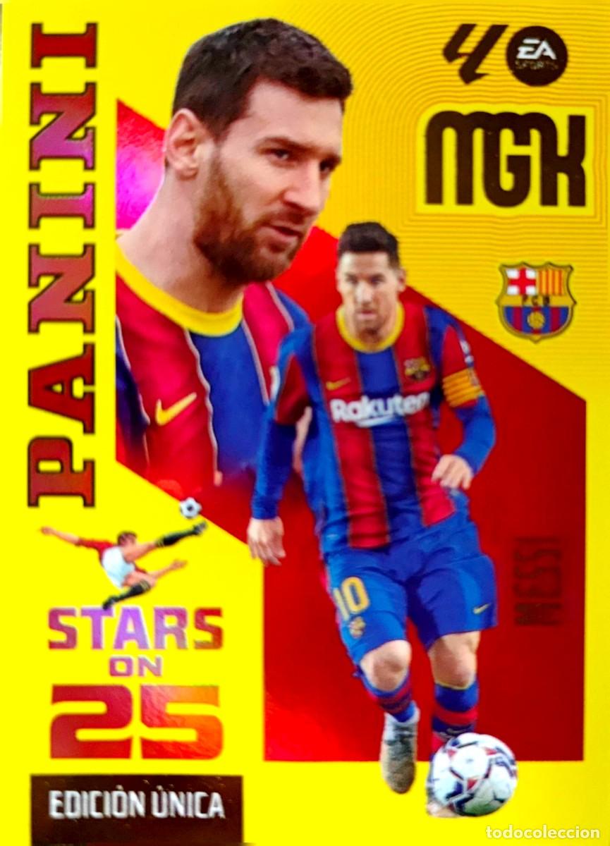 Cromos de f&uacute;tbol: 440 Messi - FC Barcelona - Stars on 25 - EDICION UNICA - PANINI Megacracks MGK 2026 2027 26 27