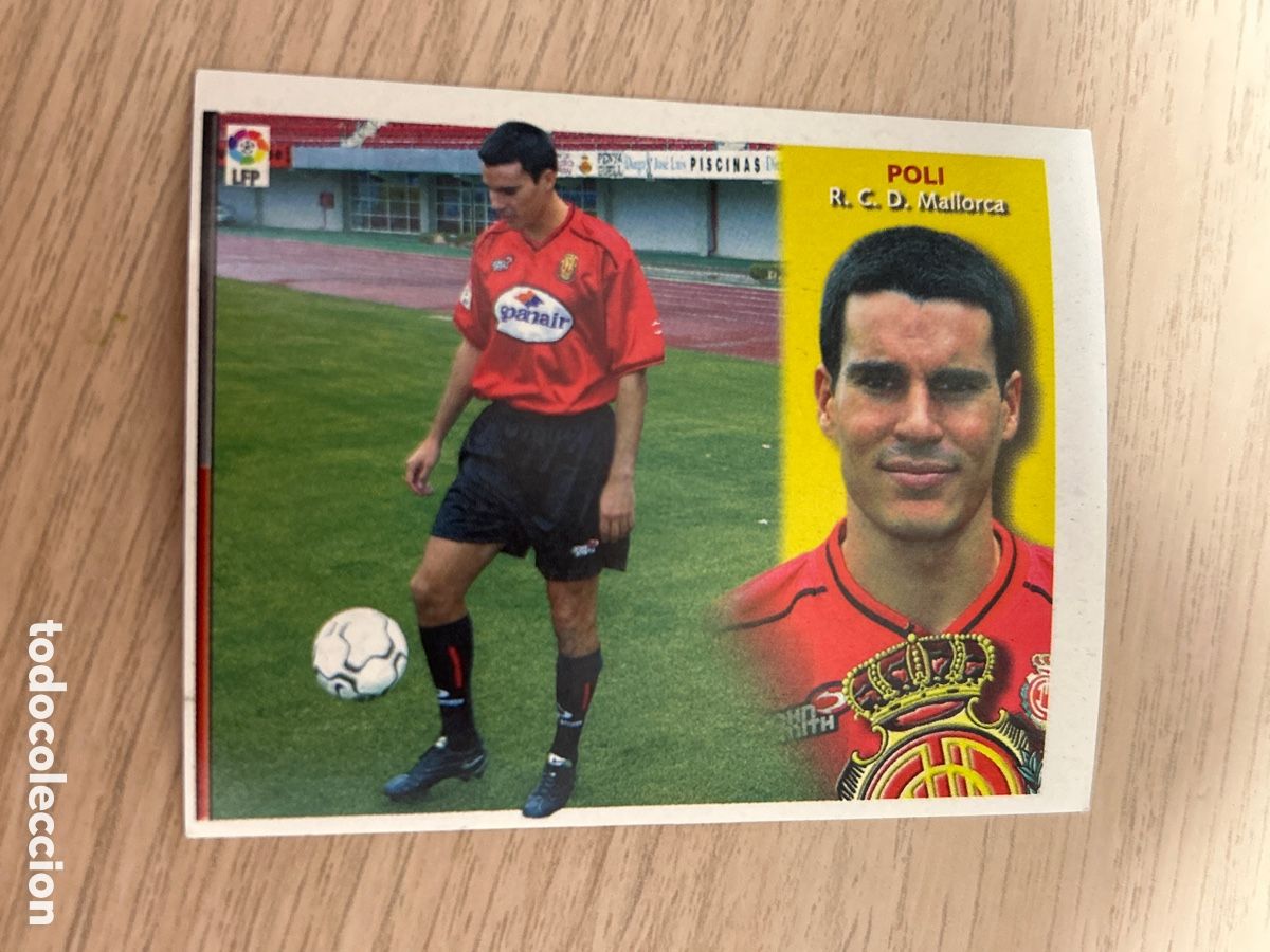 Cromos de f&uacute;tbol: POLI MALLORCA FICHAJE 15 LIGA ESTE 2002 2003 02 03 NUNCA PEGADO SIN PEGAR