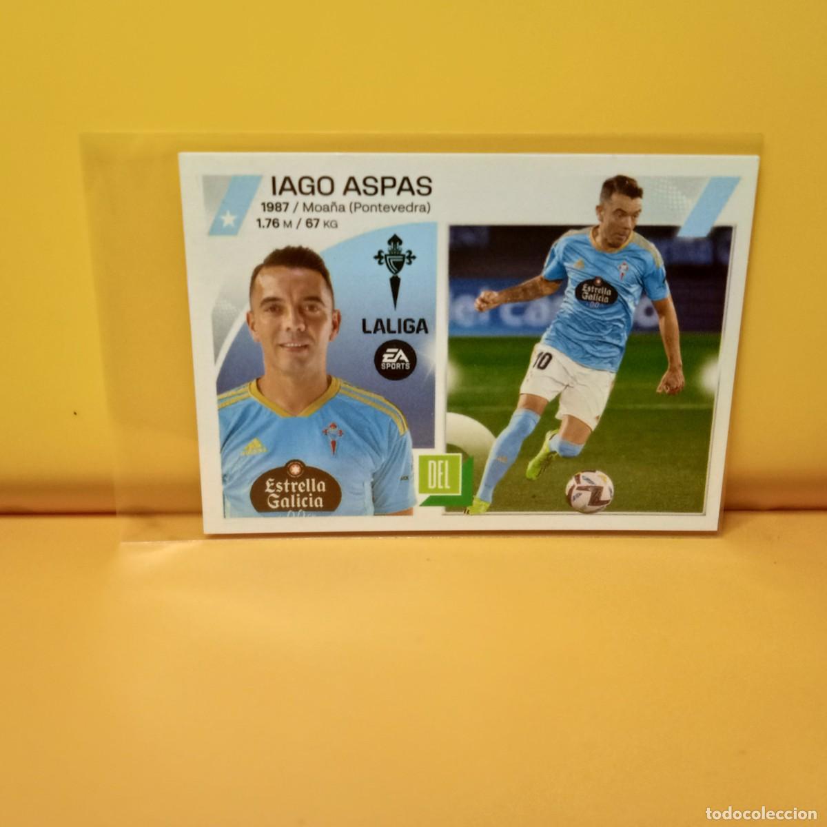 Cromos de f&uacute;tbol: EDICIONES ESTE 2023 2024 23 24 CELTA DE VIGO IAGO ASPAS 17