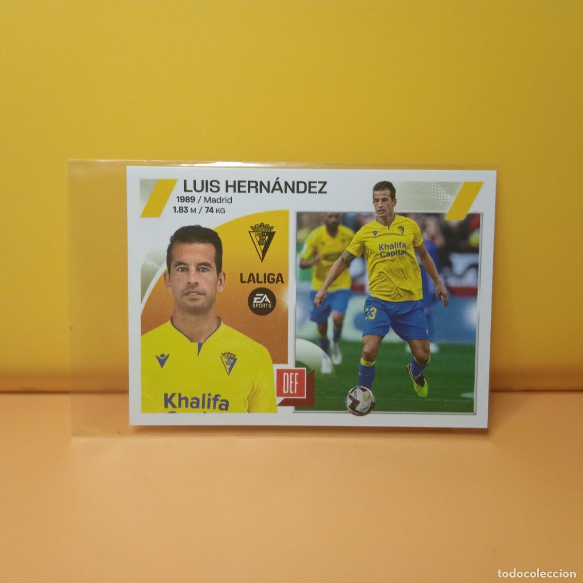 Cromos de f&uacute;tbol: EDICIONES ESTE 2023 2024 23 24 CADIZ CF LUIS HERN&Aacute;NDEZ 8