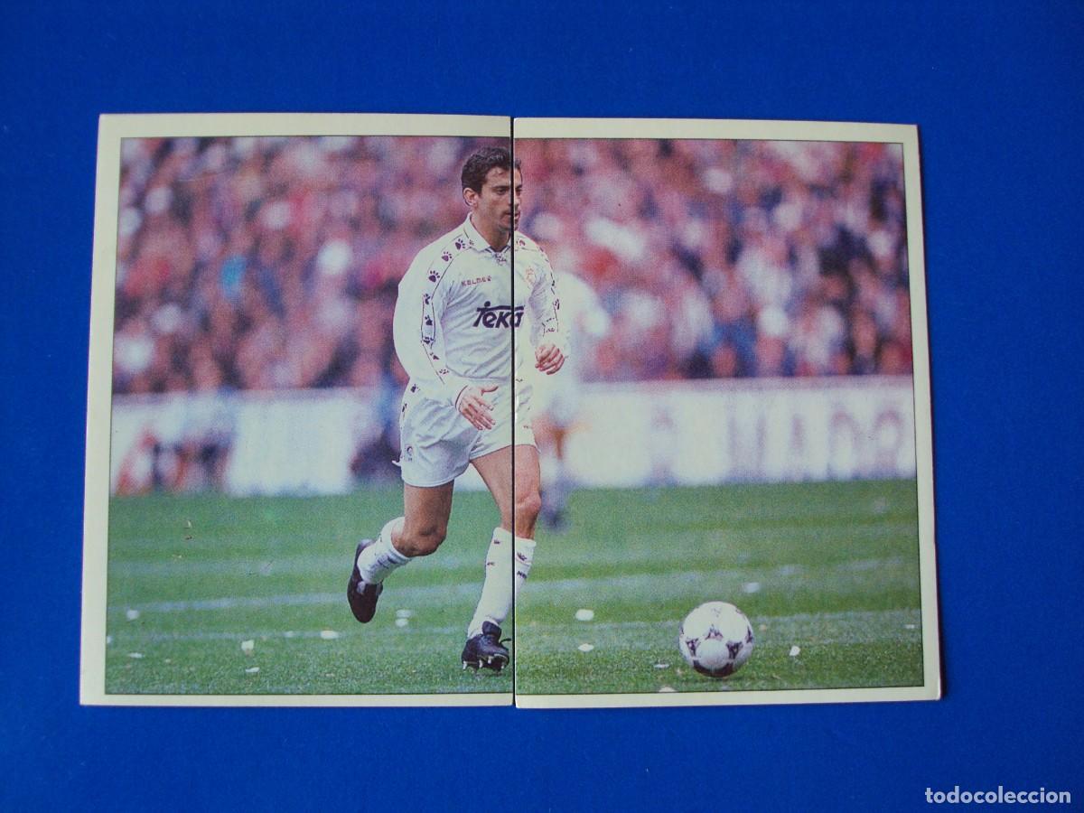 Cromos de Futebol: CROMOS N&ordm; 185 186 QUIQUE S FLORES &Aacute;LBUM COLECCI&Oacute;N REAL MADRID 95 96 1995 1996 PANINI NUNCA PEGADO