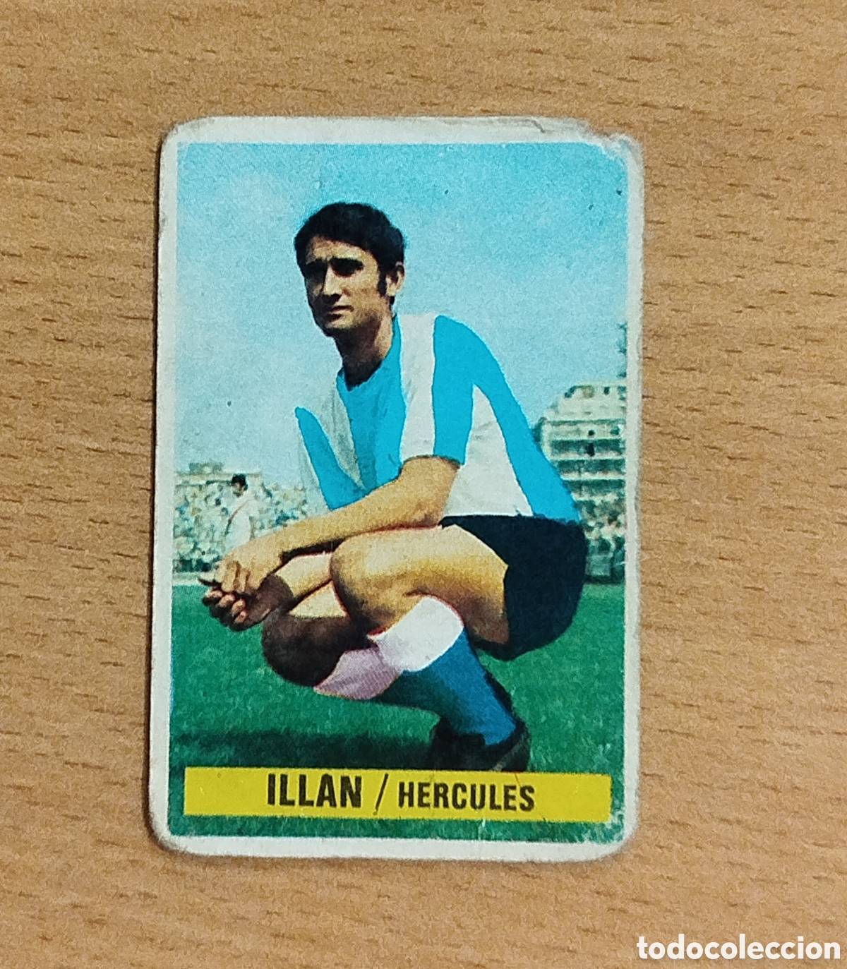 Cromos de f&uacute;tbol: SIN PEGAR COLOCA ILLAN H&Eacute;RCULES 74 75 1974 1975 EDICIONES ESTE CROMO NUNCA PEGADO
