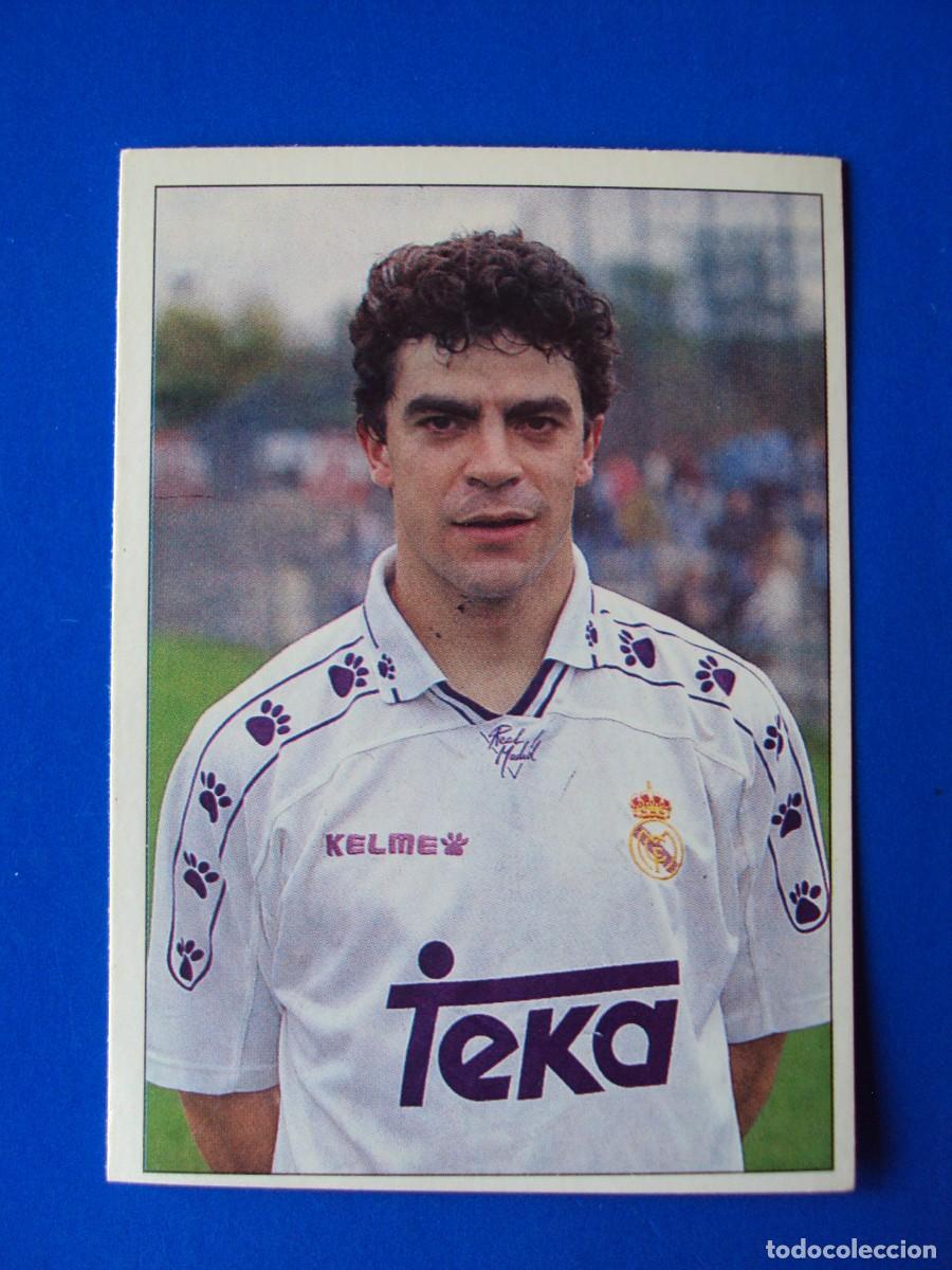 Fu&szlig;ball-Sticker: CROMO N&ordm; 193 MANOLO SANCHIS &Aacute;LBUM COLECCI&Oacute;N REAL MADRID 95 96 1995 1996 PANINI NUNCA PEGADO