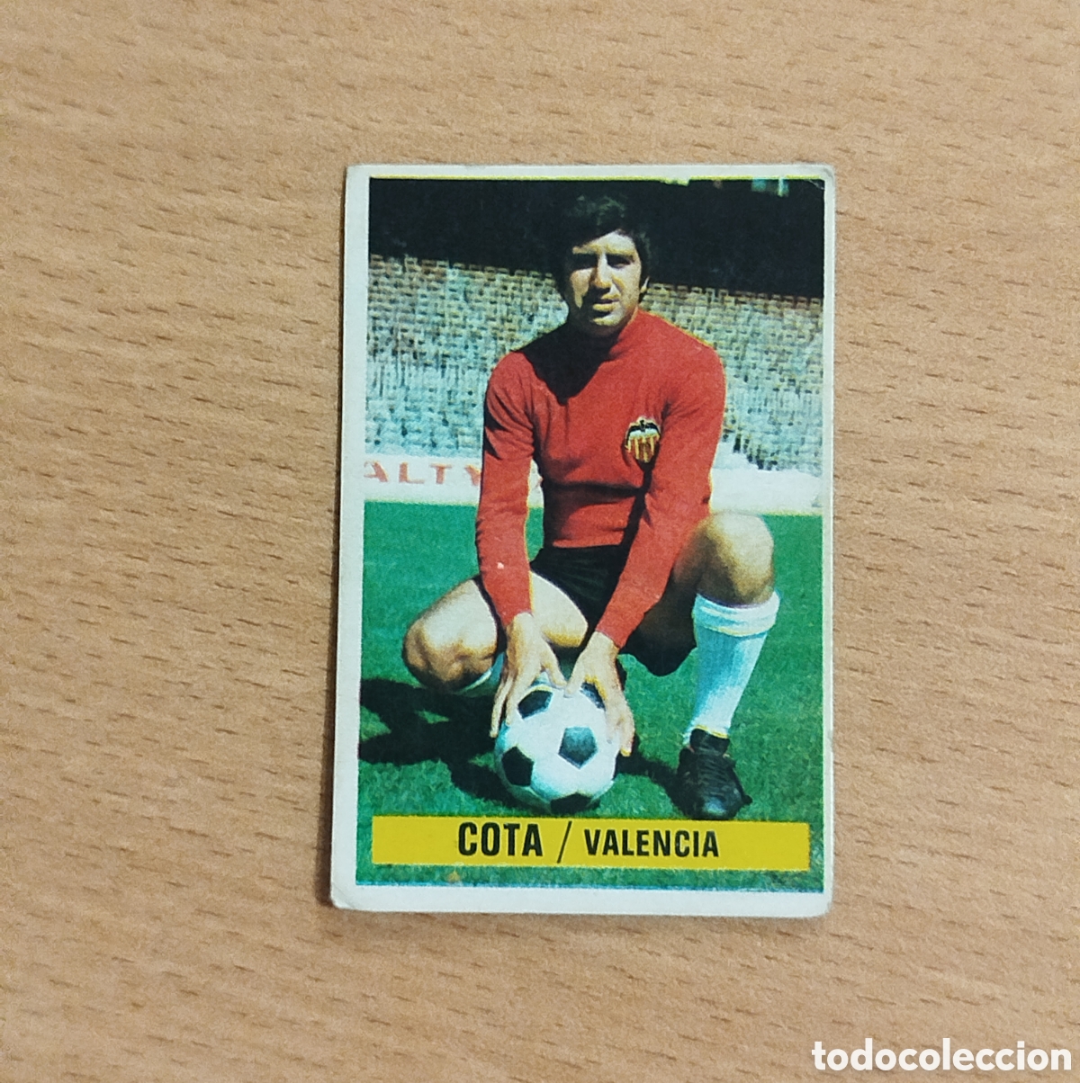 Cromos de f&uacute;tbol: SIN PEGAR COLOCA COTA VALENCIA 74 75 1974 1975 EDICIONES ESTE CROMO NUNCA PEGADO