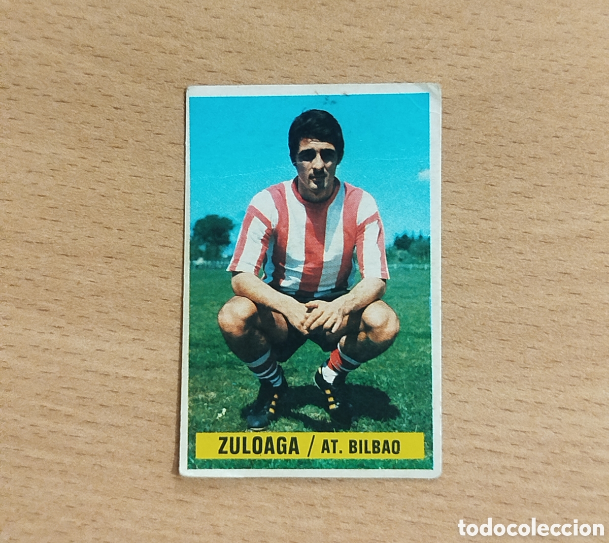 Cromos de f&uacute;tbol: LEVE DESPEGADO COLOCA ZULOAGA ATHLETIC CLUB DE BILBAO 74 75 1974 1975 EDICIONES ESTE CROMO