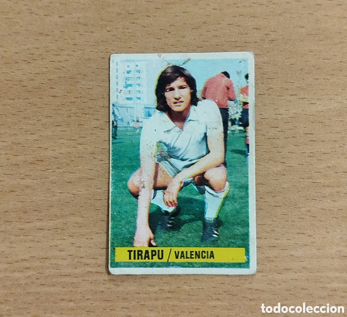 Cromos de f&uacute;tbol: DESPEGADO COLOCA TIRAPU VALENCIA 74 75 1974 1975 EDICIONES ESTE CROMO