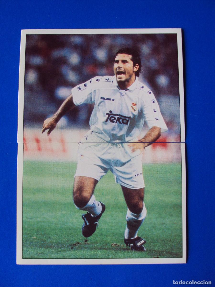 Cromos de Futebol: CROMOS N&ordm; 197 198 RAFAEL ALKORTA &Aacute;LBUM COLECCI&Oacute;N REAL MADRID 95 96 1995 1996 PANINI NUNCA PEGADO