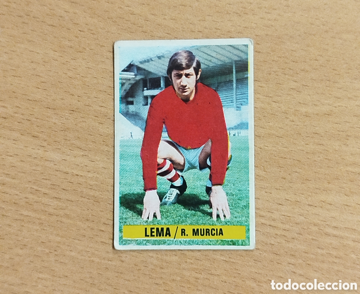 Cromos de f&uacute;tbol: SIN PEGAR COLOCA LEMA MURCIA 74 75 1974 1975 EDICIONES ESTE CROMO NUNCA PEGADO