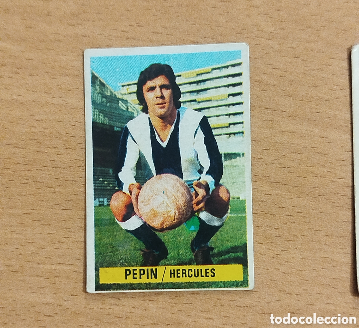 Cromos de f&uacute;tbol: SIN PEGAR COLOCA PEPIN H&Eacute;RCULES 74 75 1974 1975 EDICIONES ESTE CROMO NUNCA PEGADO