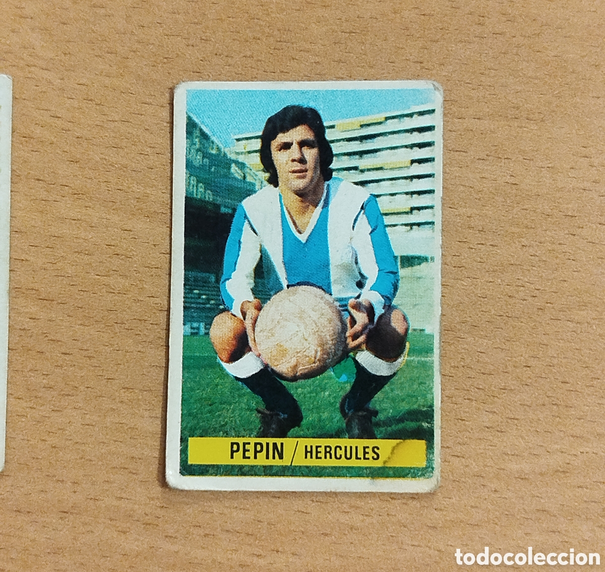 Cromos de f&uacute;tbol: SIN PEGAR COLOCA PEPIN H&Eacute;RCULES 74 75 1974 1975 EDICIONES ESTE CROMO NUNCA PEGADO
