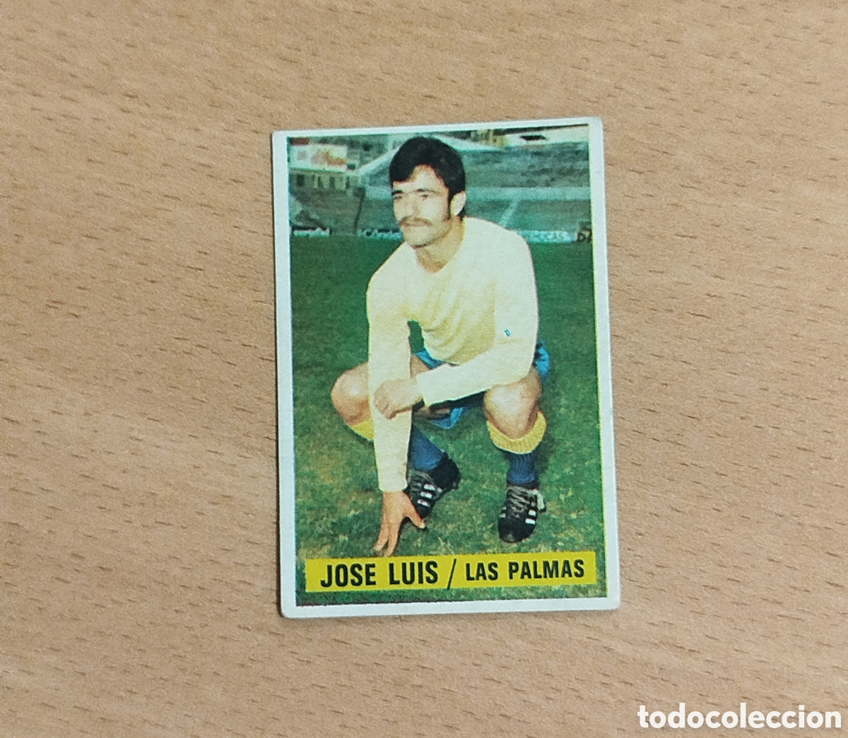 Cromos de f&uacute;tbol: SIN PEGAR COLOCA JOS&Eacute; LUIS LAS PALMAS 74 75 1974 1975 EDICIONES ESTE CROMO NUNCA PEGADO