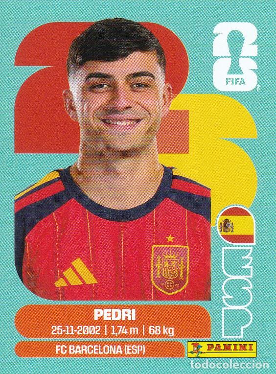 Cromos de f&uacute;tbol: FIFA WORLD CUP 2026 * PEDRI N&ordm; 11 * DE ESPA&Ntilde;A - NUEVO DE SOBRE (A-18)