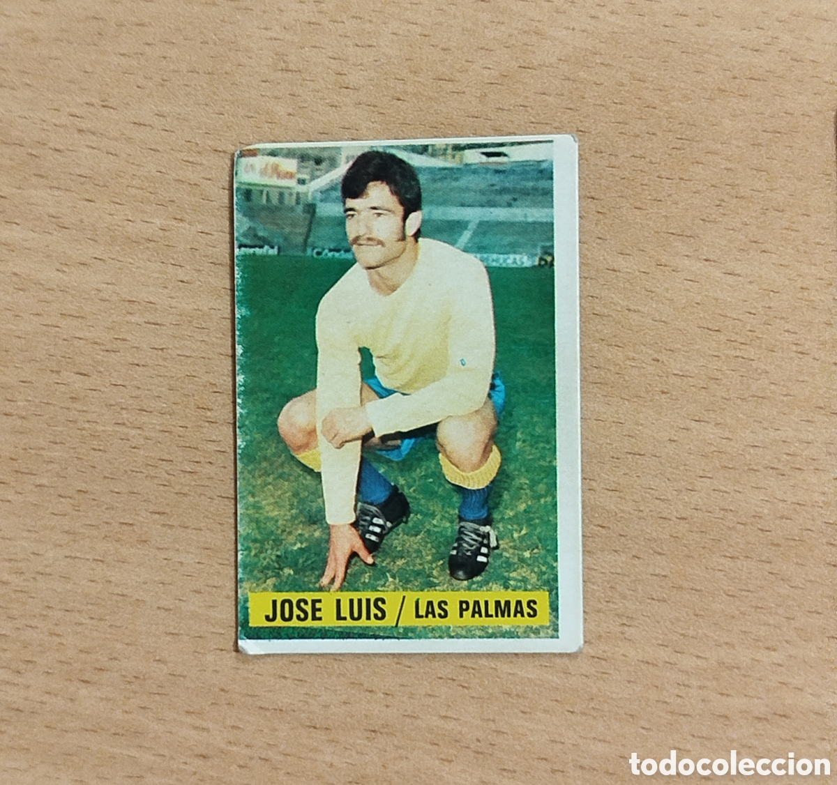 Cromos de f&uacute;tbol: SIN PEGAR COLOCA JOS&Eacute; LUIS LAS PALMAS 74 75 1974 1975 EDICIONES ESTE CROMO NUNCA PEGADO