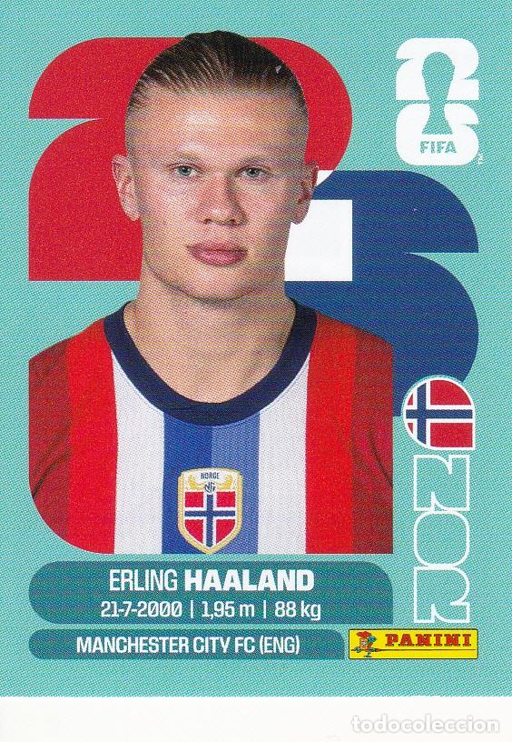 Cromos de f&uacute;tbol: FIFA WORLD CUP 2026 * HAALAND N&ordm; 15 * DE NORUEGA - NUEVO DE SOBRE (A-18)
