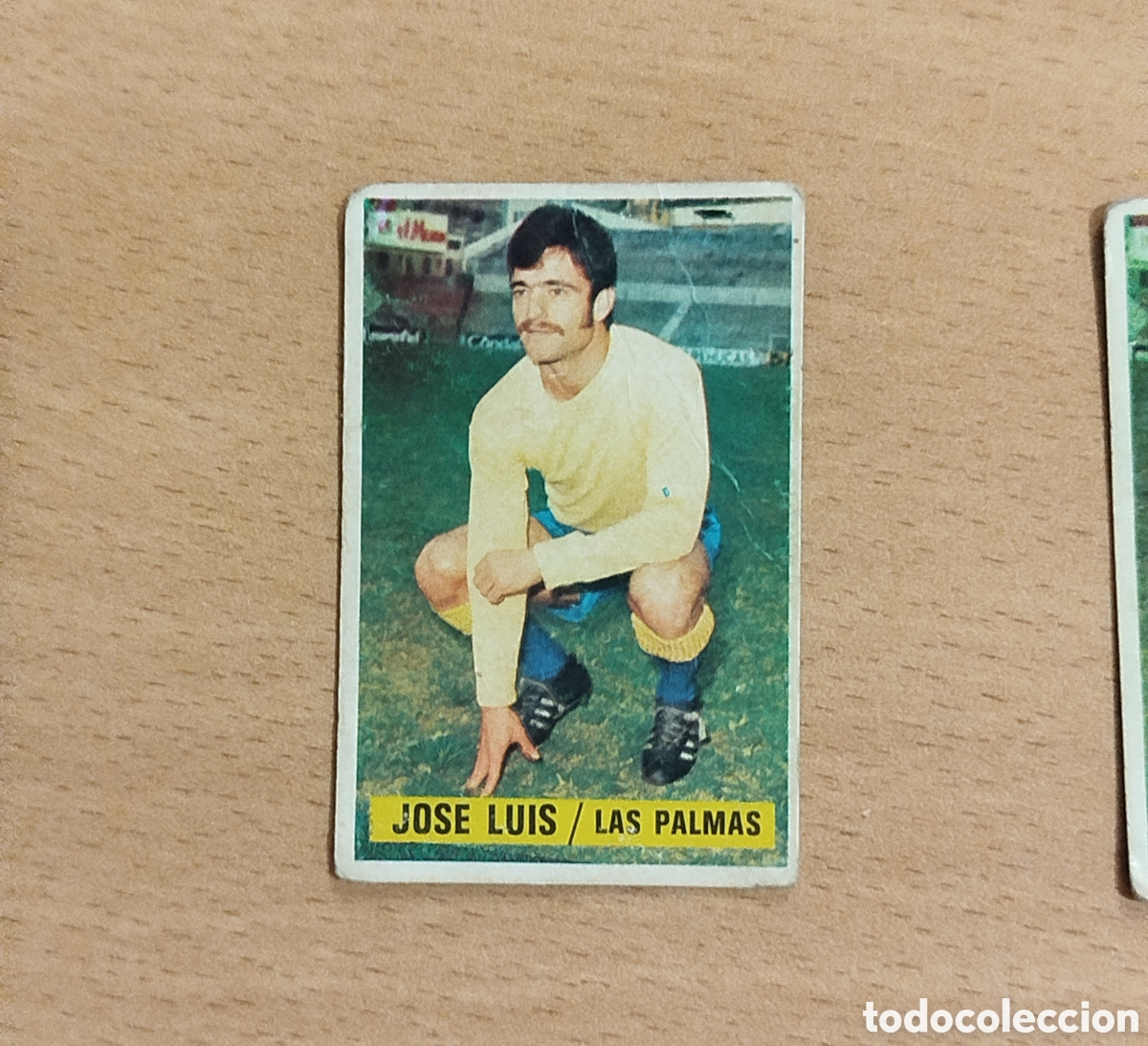 Cromos de f&uacute;tbol: SIN PEGAR COLOCA JOS&Eacute; LUIS LAS PALMAS 74 75 1974 1975 EDICIONES ESTE CROMO NUNCA PEGADO