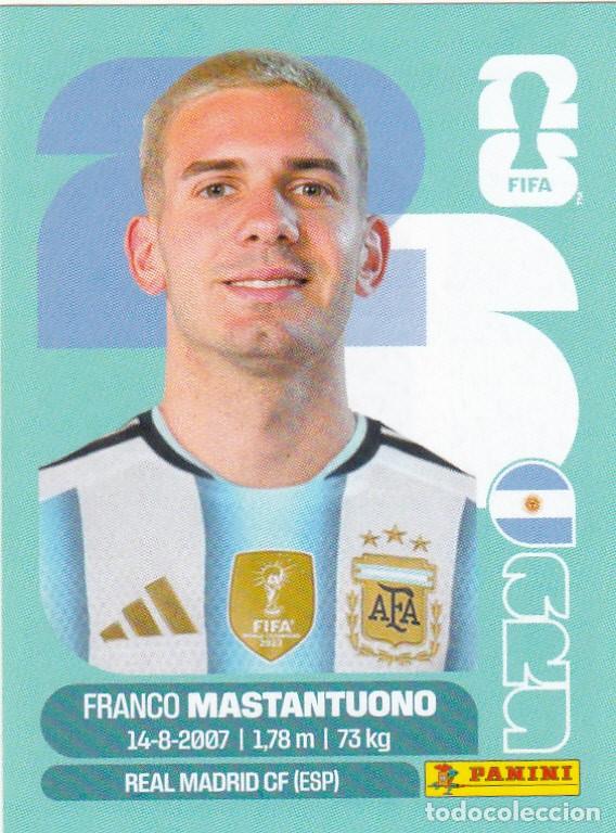 Cromos de f&uacute;tbol: FIFA WORLD CUP 2026 * MASTANTUONO N&ordm; 15 * DE ARGENTINA - NUEVO DE SOBRE (A-18)