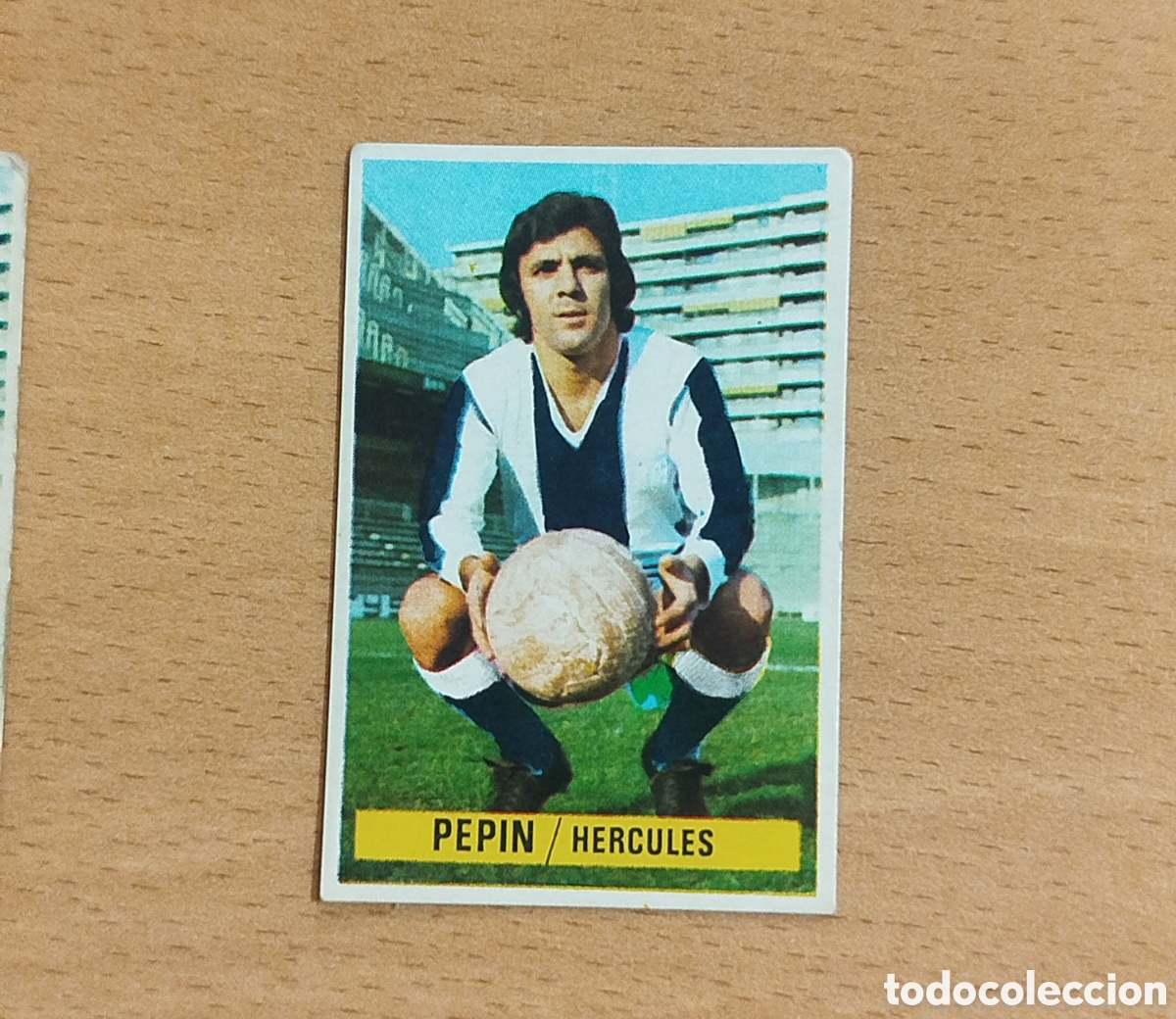 Cromos de f&uacute;tbol: SIN PEGAR COLOCA PEPIN H&Eacute;RCULES 74 75 1974 1975 EDICIONES ESTE CROMO NUNCA PEGADO