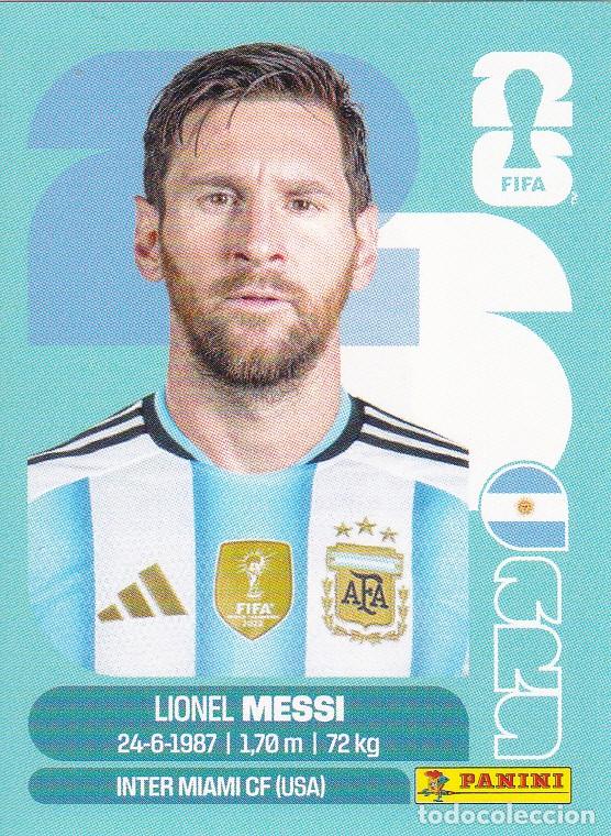 Cromos de f&uacute;tbol: FIFA WORLD CUP 2026 * MESSI N&ordm; 17 * DE ARGENTINA - NUEVO DE SOBRE (A-18)