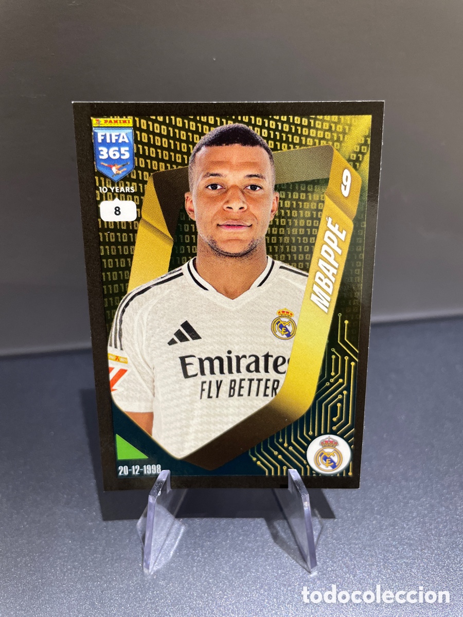 Figurine di Calcio: Mbappe 383 Panini FIFA 365 10 Years 2025 Real Madrid