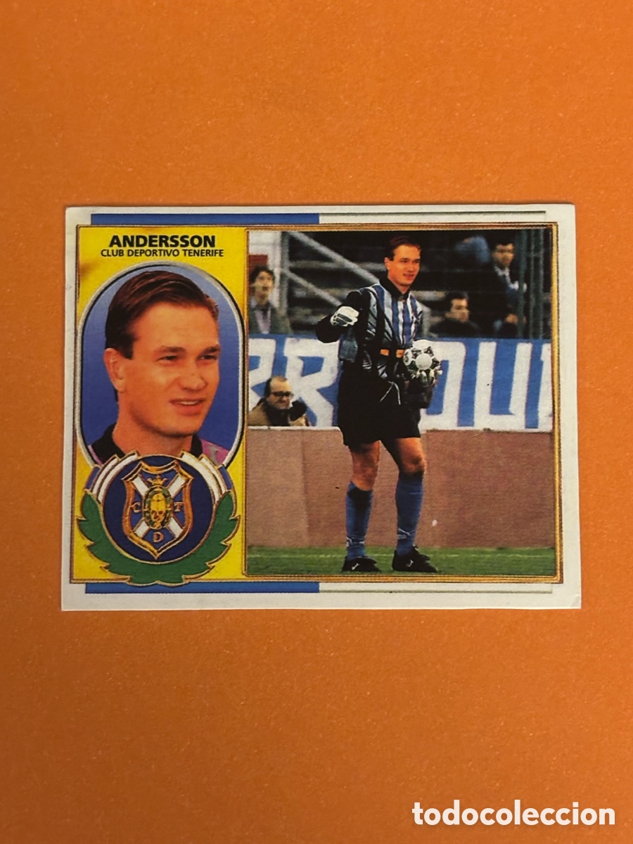 Cromos de f&uacute;tbol: ESTE 1996 1997 96 97 FICHAJE 21 ANDERSSON TENERIFE VERSION DIFICIL.SIN PEGAR