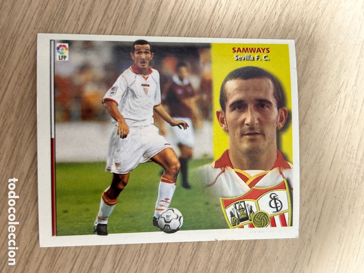 Cromos de f&uacute;tbol: SAMWAYS SEVILLA COLOCA LIGA ESTE 2002 2003 02 03 NUNCA PEGADO SIN PEGAR