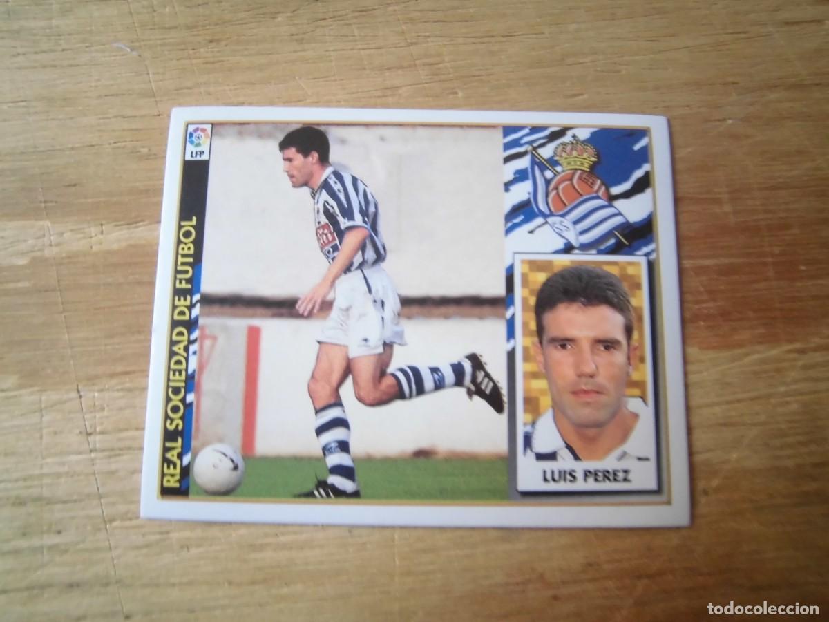 Cromos de f&uacute;tbol: LUIS P&Eacute;REZ REAL SOCIEDAD LIGA 97-98 COLECCIONES ESTE NUEVO DE SOBRE