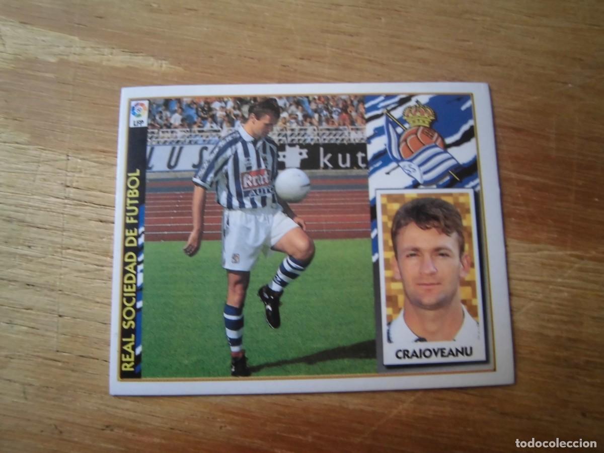 Cromos de f&uacute;tbol: CRAIOVEANU REAL SOCIEDAD LIGA 97-98 COLECCIONES ESTE NUEVO DE SOBRE