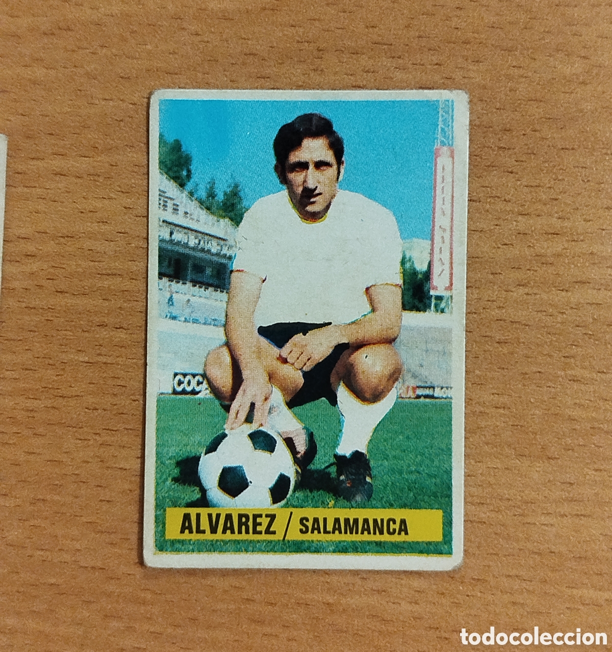 Cromos de f&uacute;tbol: SIN PEGAR FICHAJES 13 &Aacute;LVAREZ SALAMANCA 74 75 1974 1975 ESTE CROMO NUNCA PEGADO FICHAJE