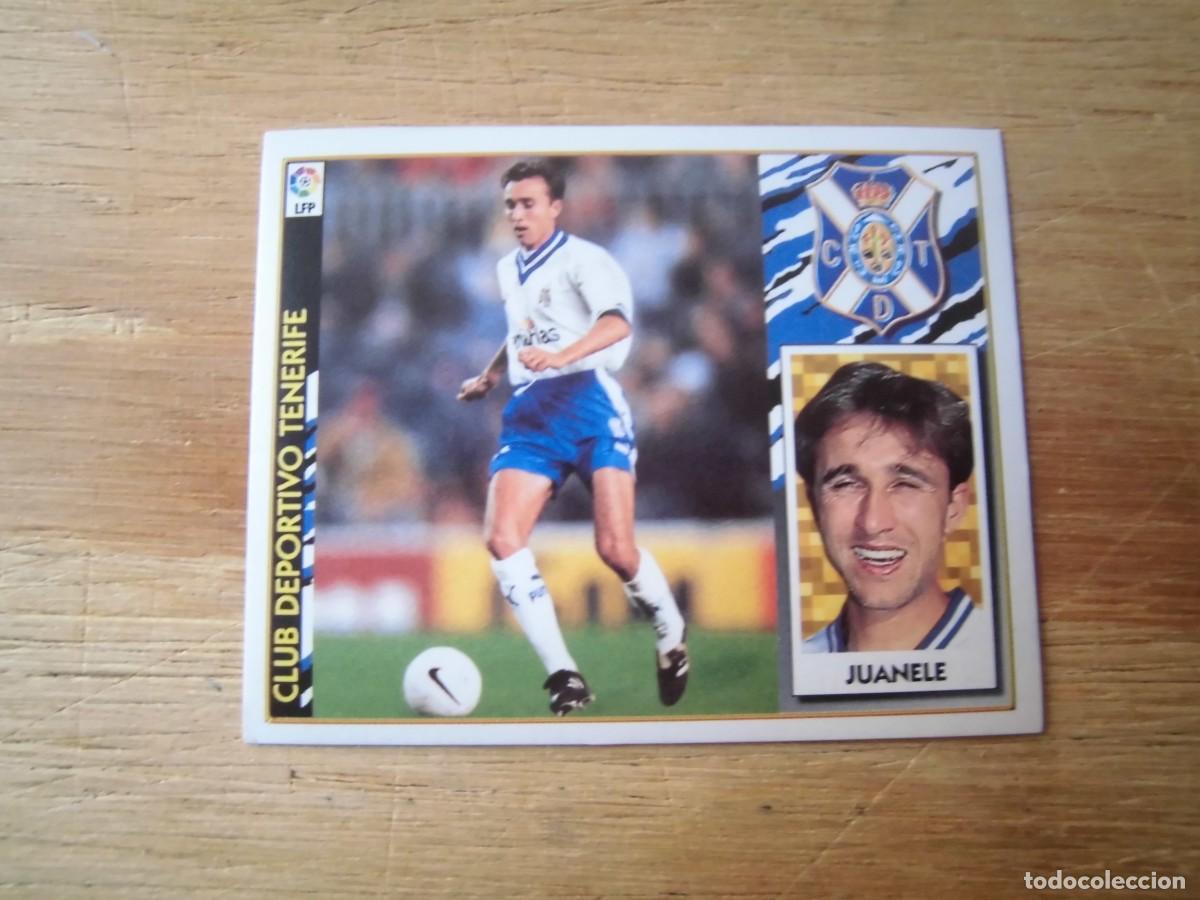 Cromos de f&uacute;tbol: JUANELE TENERIFE LIGA 97-98 COLECCIONES ESTE NUEVO DE SOBRE