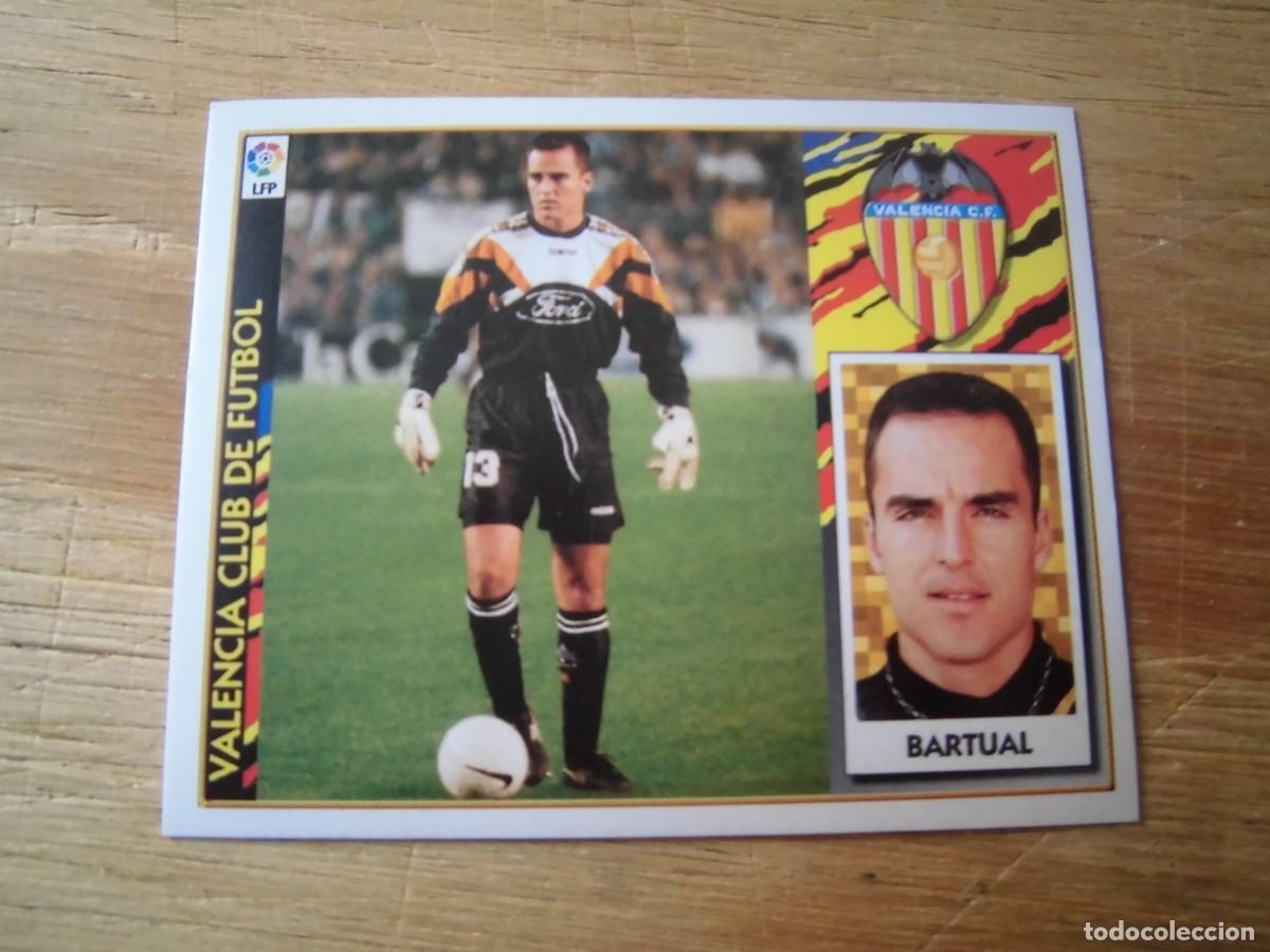 Cromos de f&uacute;tbol: BARTUAL VALENCIA LIGA 97-98 COLECCIONES ESTE NUEVO DE SOBRE