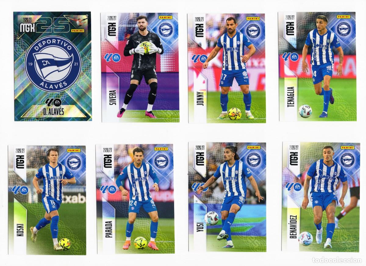 Cromos de f&uacute;tbol: PACK LOTE 17 ALAVES EQUIPO COMPLETO BASE 1&ordm; EDICI&Oacute;N MEGACRACKS 26 27 MARIANO