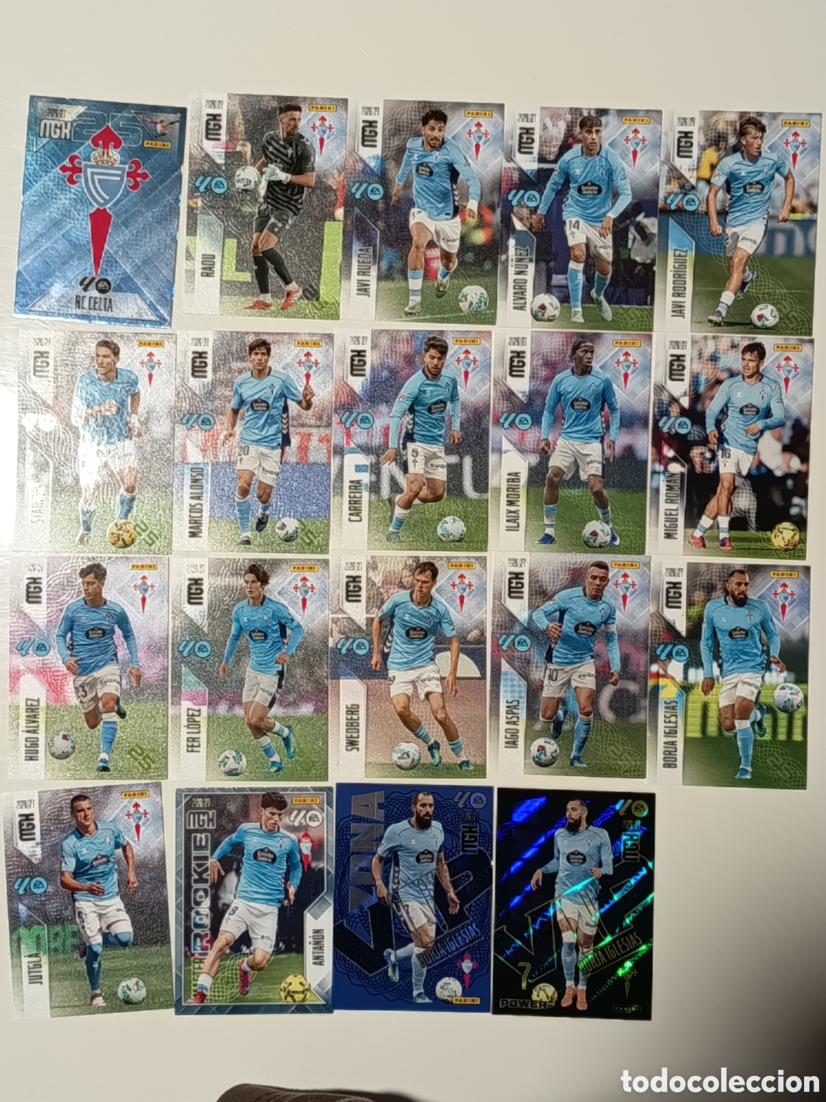 Cromos de f&uacute;tbol: Lote Celta de Vigo megacracks 2026-2027