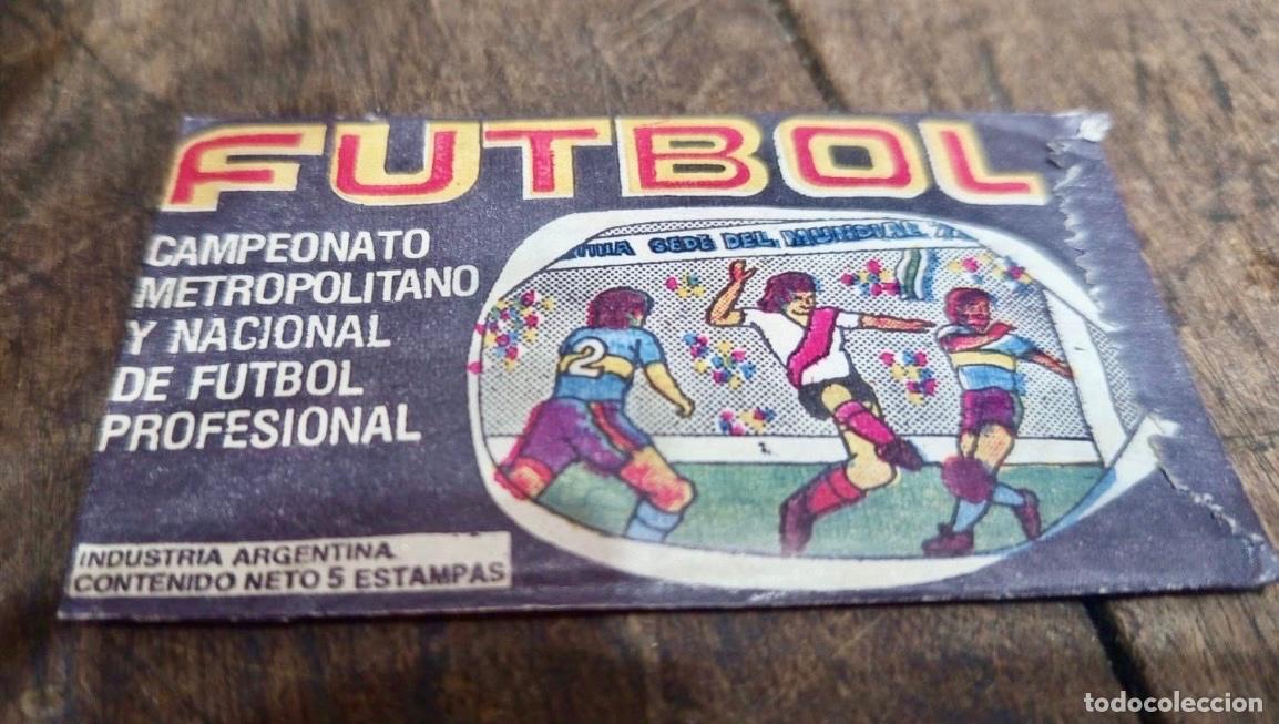 Cromos de f&uacute;tbol: Sobre cerrado crack 1977 Argentina